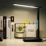 Lampa pliabila cu incarcare telefon wireless, termometru, ceas