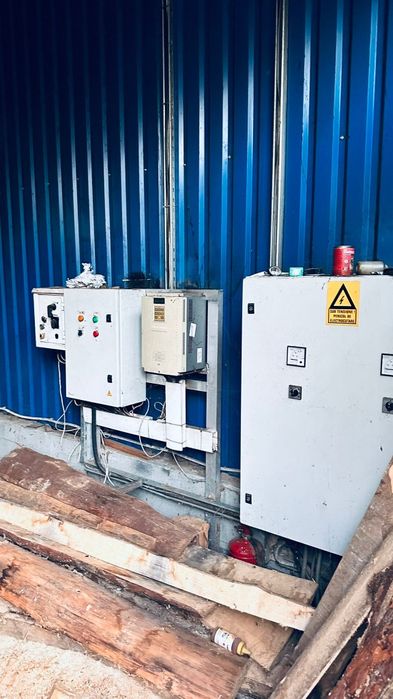 Vând uscator cherestea complet cu centrala termica