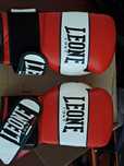 Sac box (podea) + manusi de box (Leone)