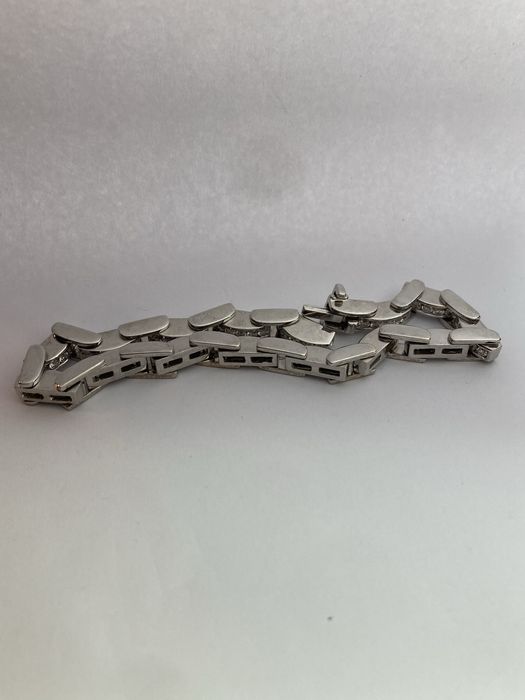 Bratara aur alb cu diamante 3.75ct