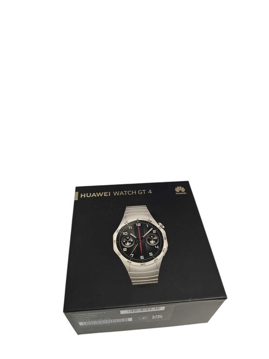 Ceas Huawei Watch GT 4 Titanium, curea din oțel inoxidabil