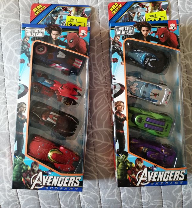 Mașinuțe metalice Spidermen