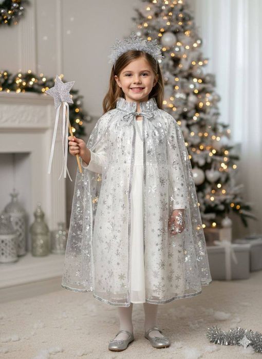 Костюм снежинки на девочку