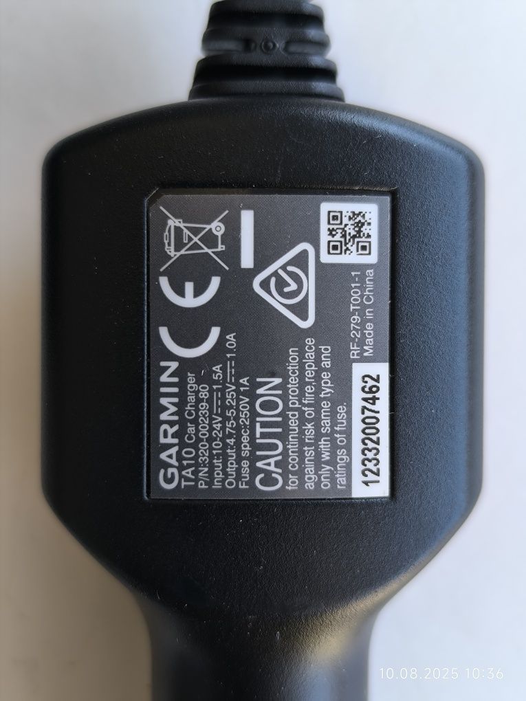 Зарядно Garmin TA10