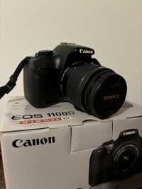 Aparat foto Canon 1100D, obiectiv 18-55 mm