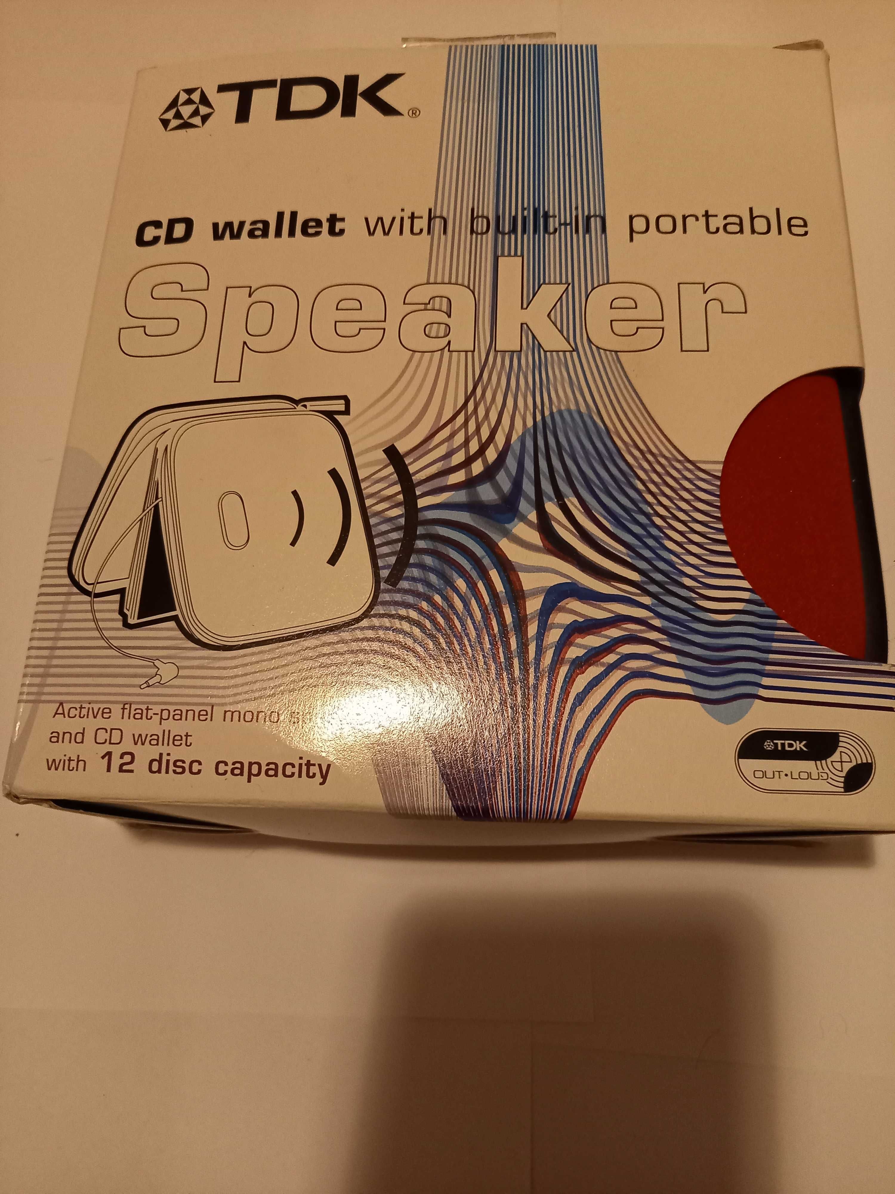 Калъф за компактдискове с вградена колонка Speaker TDK