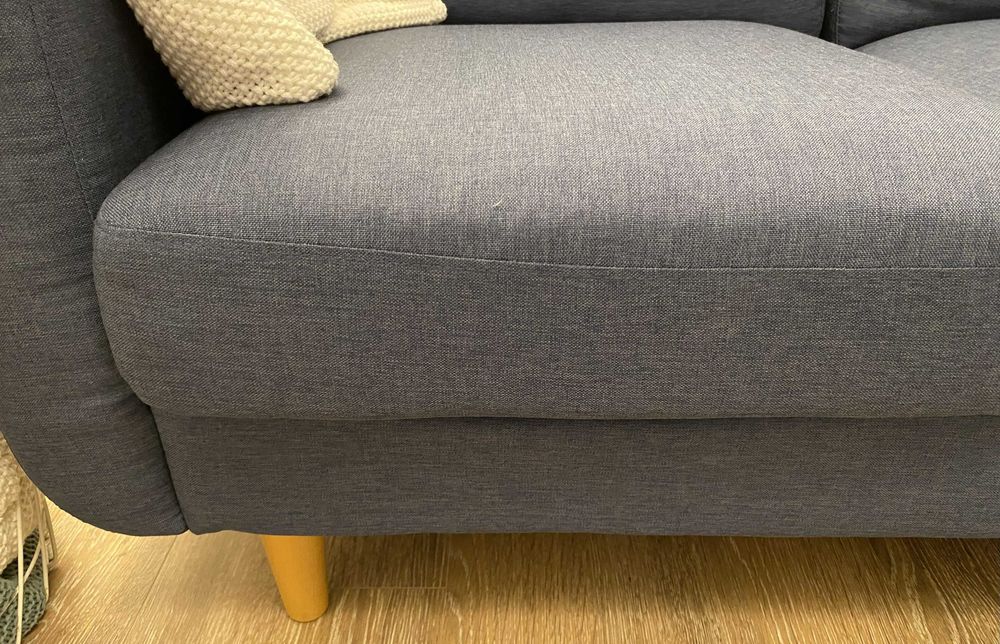 Coltar Mobexpert ELGIN cu șezlong interschimbabil, stofă