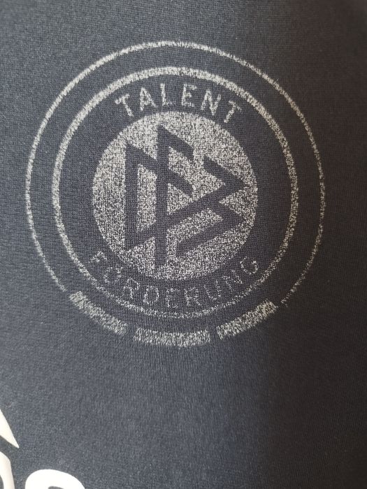 Bluză neagră unisex Adidas Talent Förderung