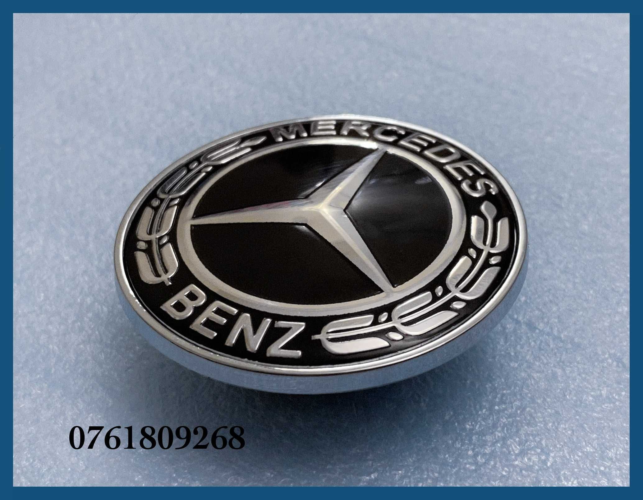 Emblema logo Mercedes pentru capota 57mm C / E / S class