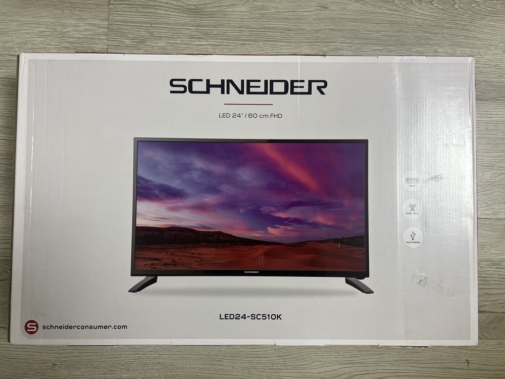 Nou Televizor LED Schneider 24" FHD