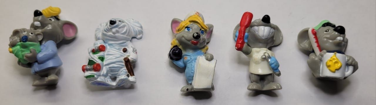Киндер Играчки Mouse Doctors lot 7 броя