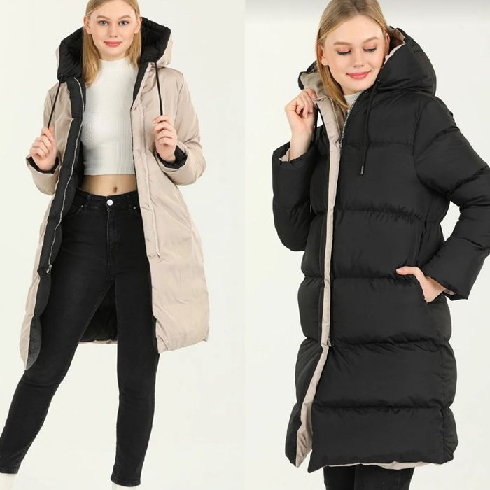 Дълго дамско зимно яке