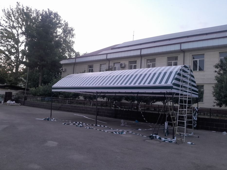 Тент банер сетка устоновка