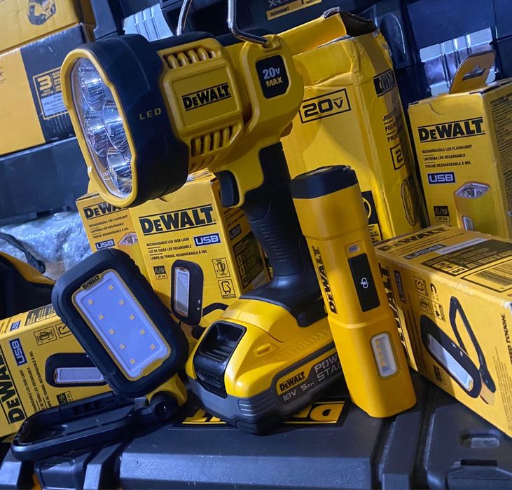 Фонари Dewalt оригинал dcl182 dcl183 dcl043