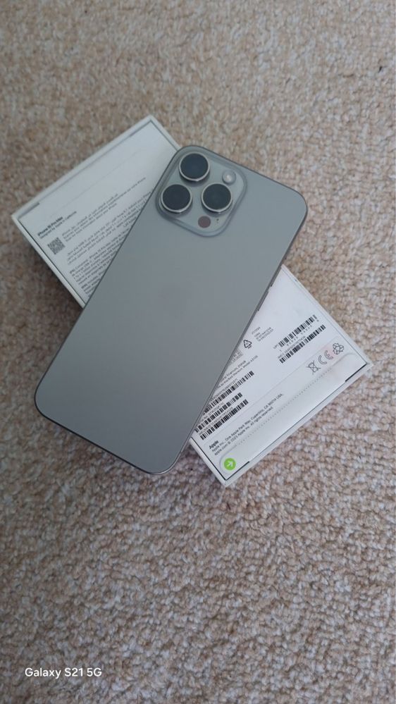Yangi ko‘rinishda iPhone 15 Pro Max 256GB – Radnoy, toza