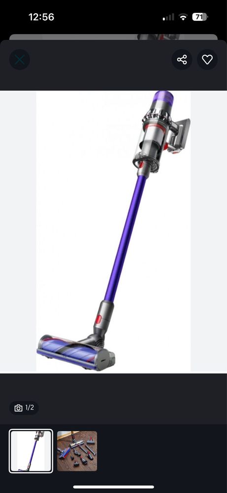На запчасти пылесос Dyson V11 absolute