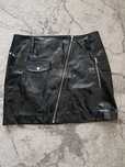 Fusta H&m din piele lacuita
