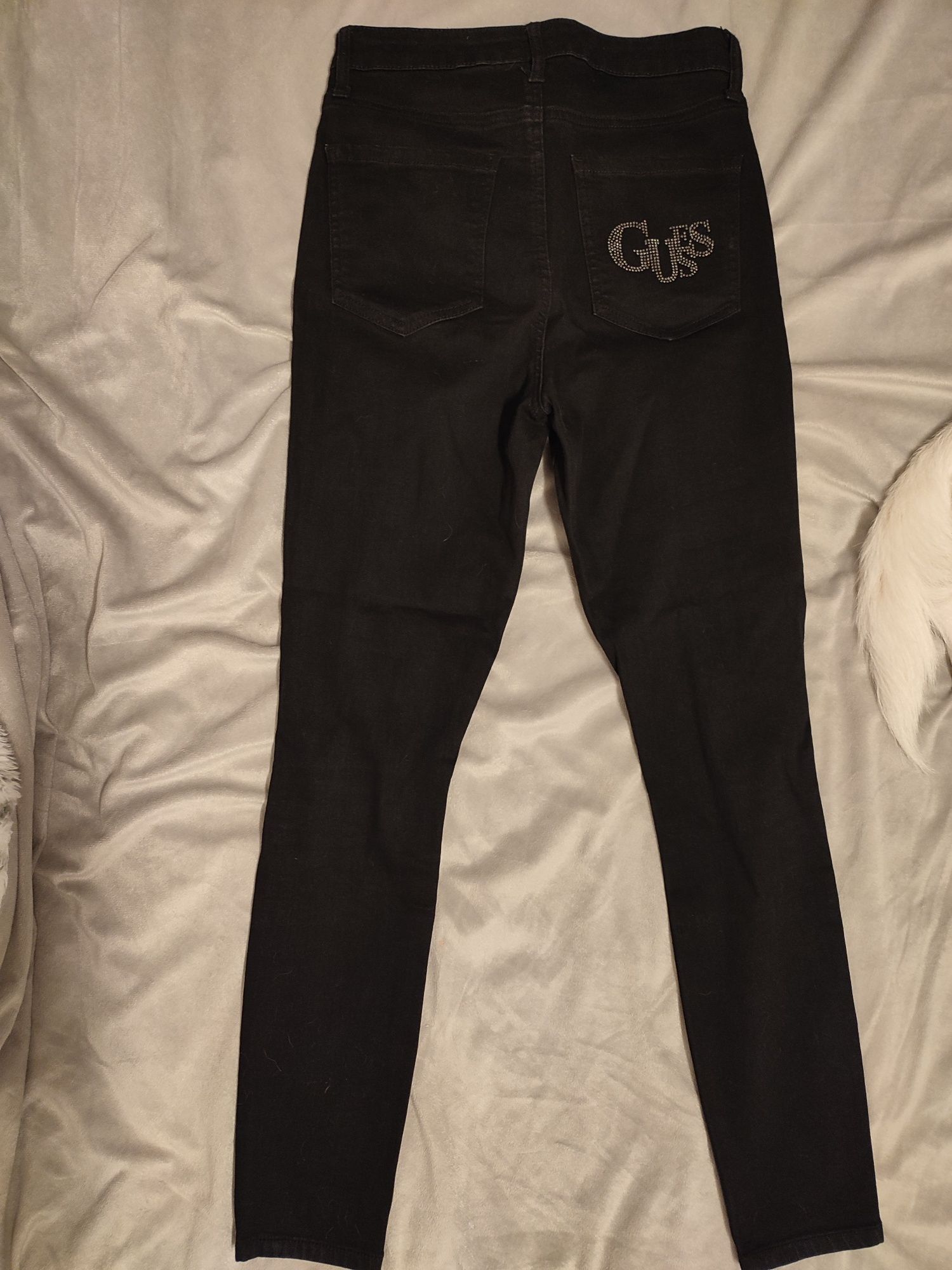 Blugi negri de damă Guess