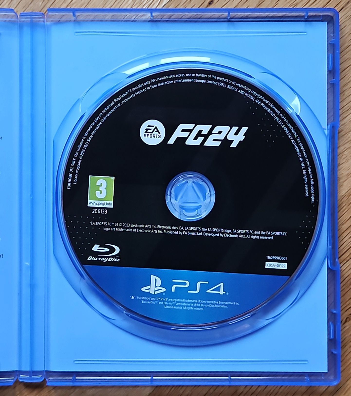 Перфектен диск игра FC 24 PS4 Playstation 4 FIFA 2024 FC24 Плейстейшън