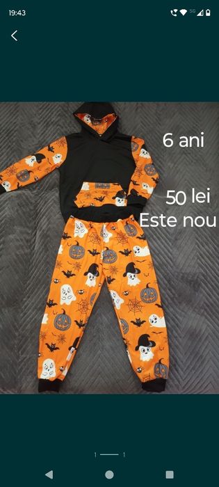 Trening băiat 6 ani Halloween/serbari