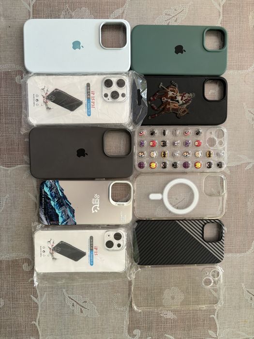 Чехлы на айфон 15 и 15 про макс