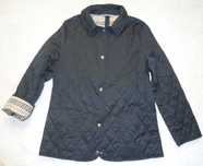Jacheta scurta dama matlasata neagra bej nude made in England