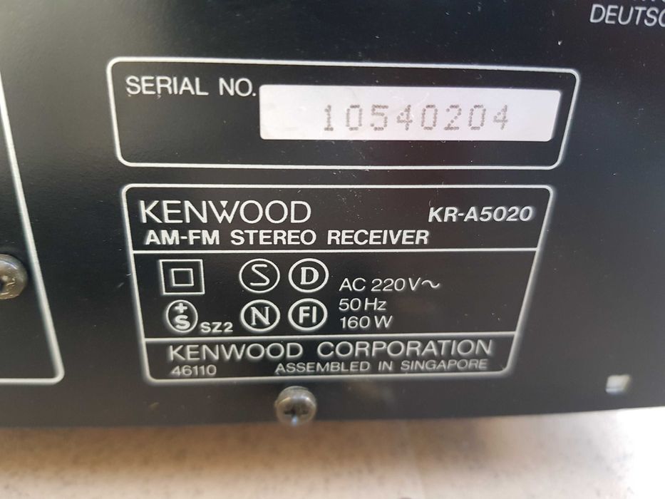 Amplituner, statie Kenwood, stereo reciver KR-A5020 cu telecomanda