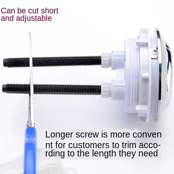 Buton universal rezervor toaleta/WC 38 mm, spalare cu doua volume