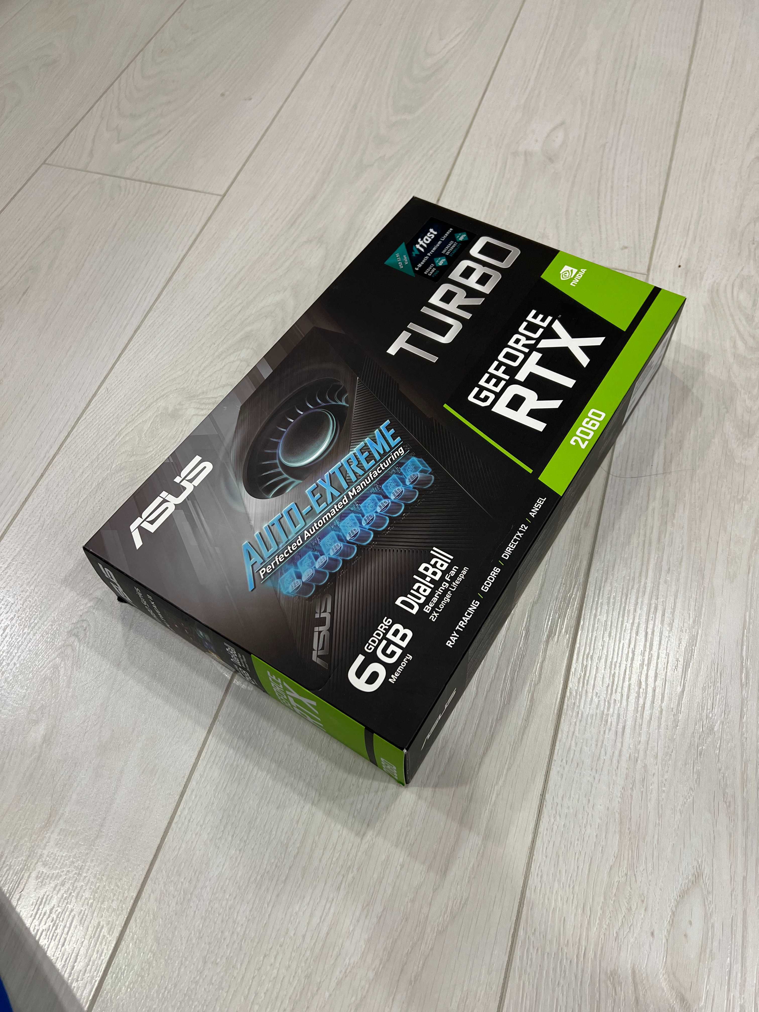 Видеокарта ASUS TURBO Nvidia GeForce RTX 2060 6GB GDDR6