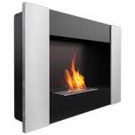 Semineu inox slefuit ideal pentru a inlocui un semineu clasic pe lemne