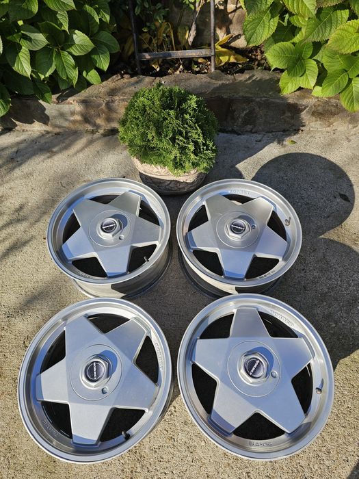 Jante BORBET A, 17, 4x100, BMW E30, Golf 3, in stare bună