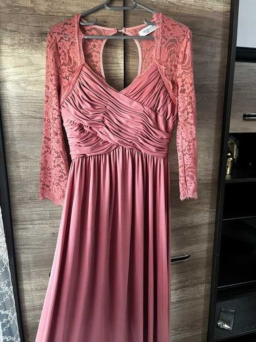 Rochie eleganta, roz pal, chiara forthi milano