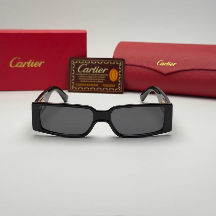 Слънчеви очила Cartier Panther Edition нови, черно и бяло UV 400 CE