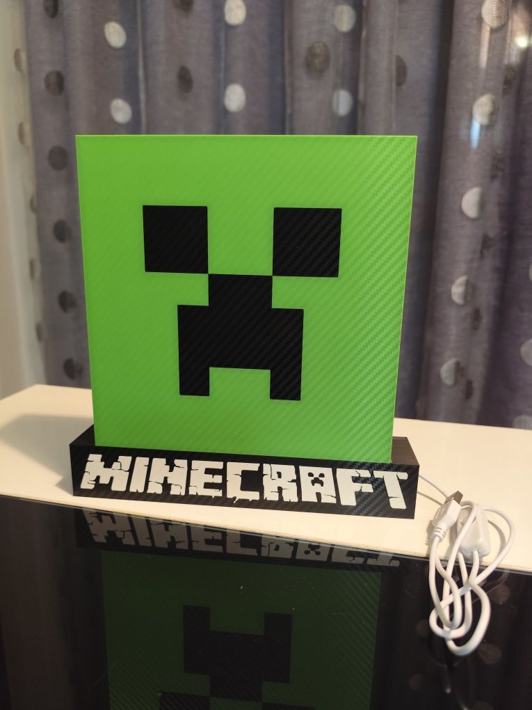 3d лампа Minecraft