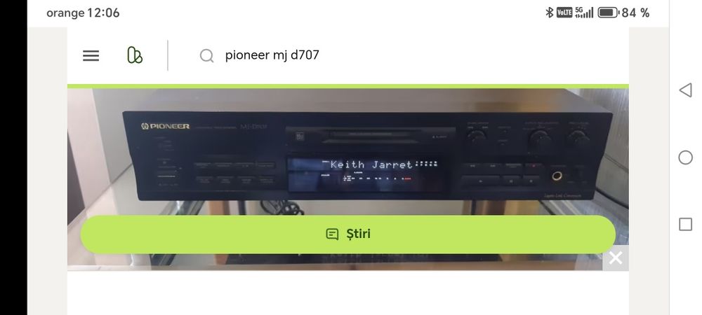 Vând minidisc Pioneer mj-d707