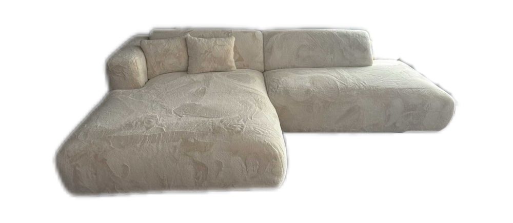 Чисто нов дизайнерски диван с дамаска тип букле