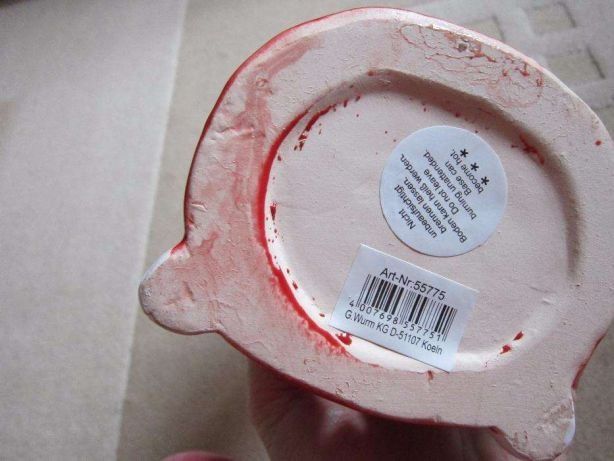 Craciun cadou rar inger mare cu inimioara Germania pastrat nou