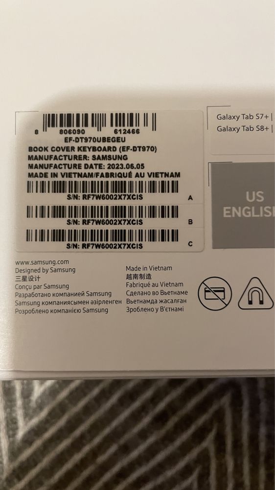 Samsung Galaxy Tab 8 Plus 12,4"
