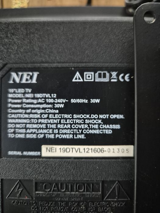 Vand televizor Nei, model 19DTVL12