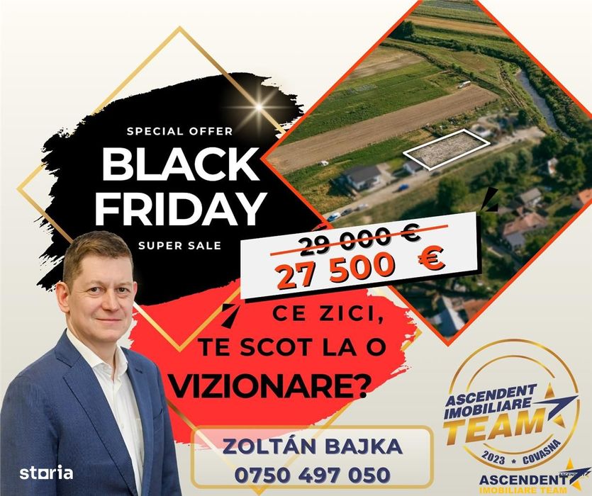 FILM! Teren intravilan, aliniament apreciabil,741mp, Targu Secuiesc