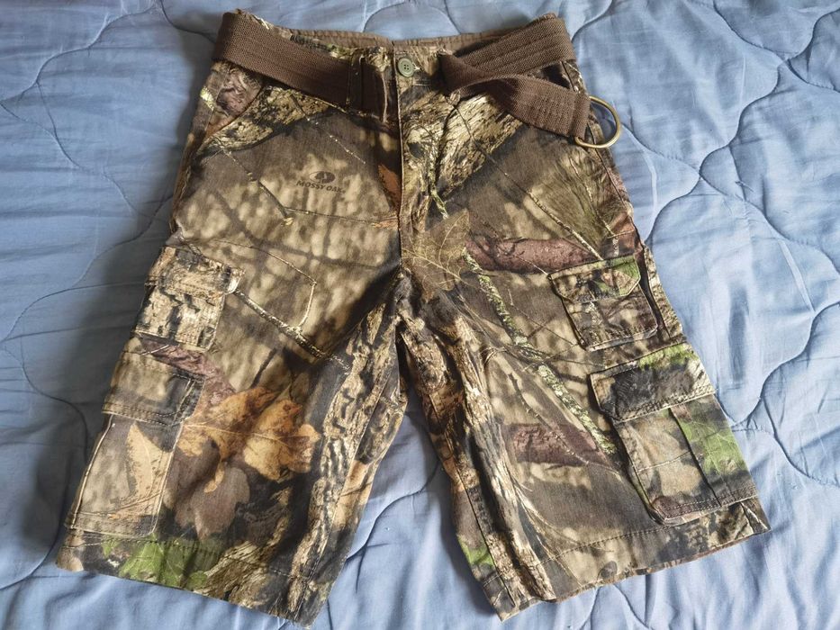Камуфлажни 3/4 панталони с 9 джоба и колан