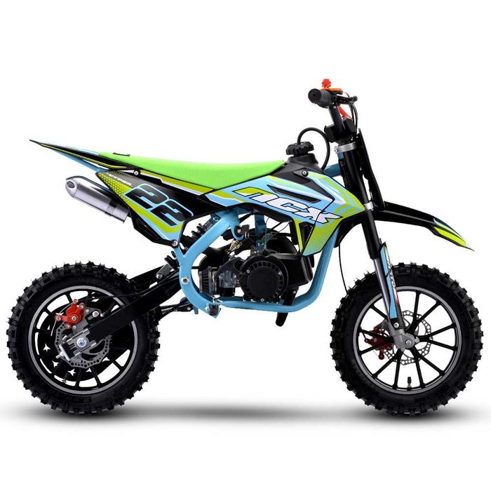 Motocicleta cross copii NCX Vyper Evo Race Pro 10/10 verde/albastru