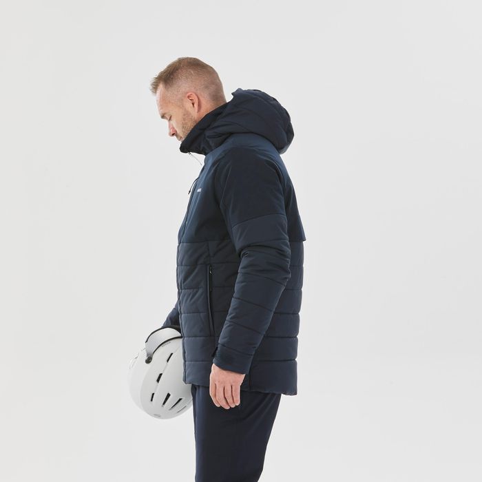 Geacă călduroasă Schi 100 Warm Bleumarin - produs resigilat Decathlon