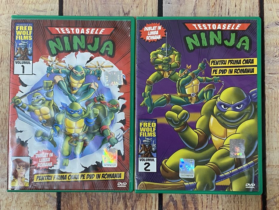 Testoasele Ninja dvd vol 1 + 2 in limba romana