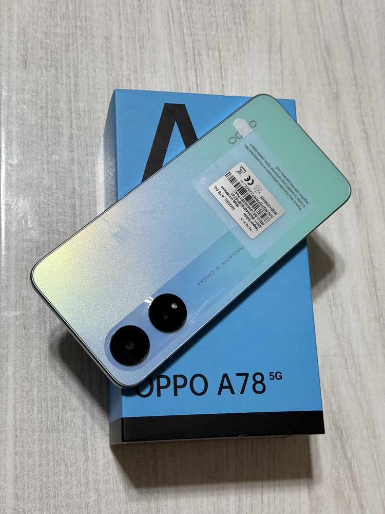 Oppo A78 5G 256 gb Ram 8+4 доставка есть