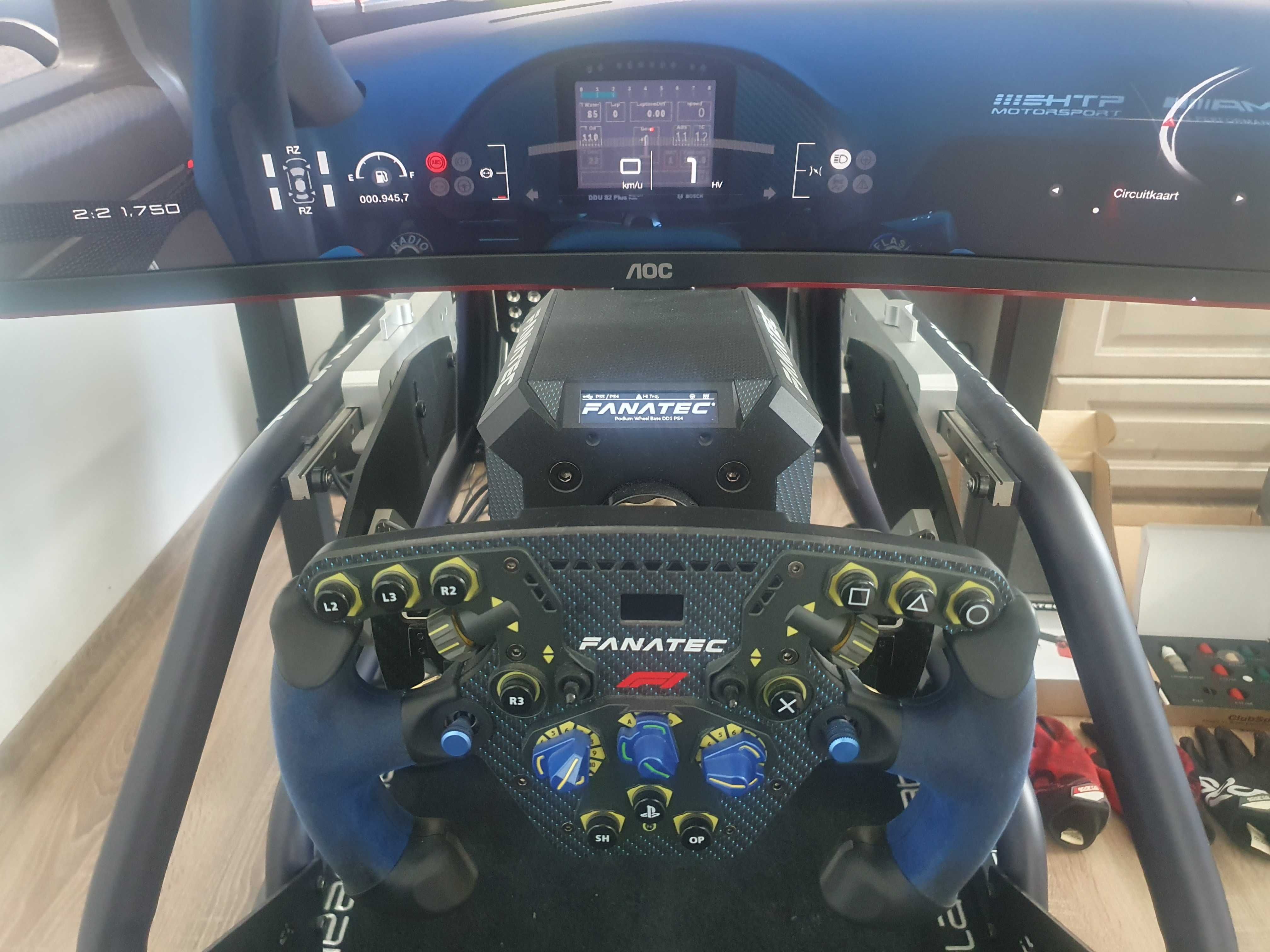 Racing Simulator - PlaySeat Intelligence - FANATEC DD1 Podium F1