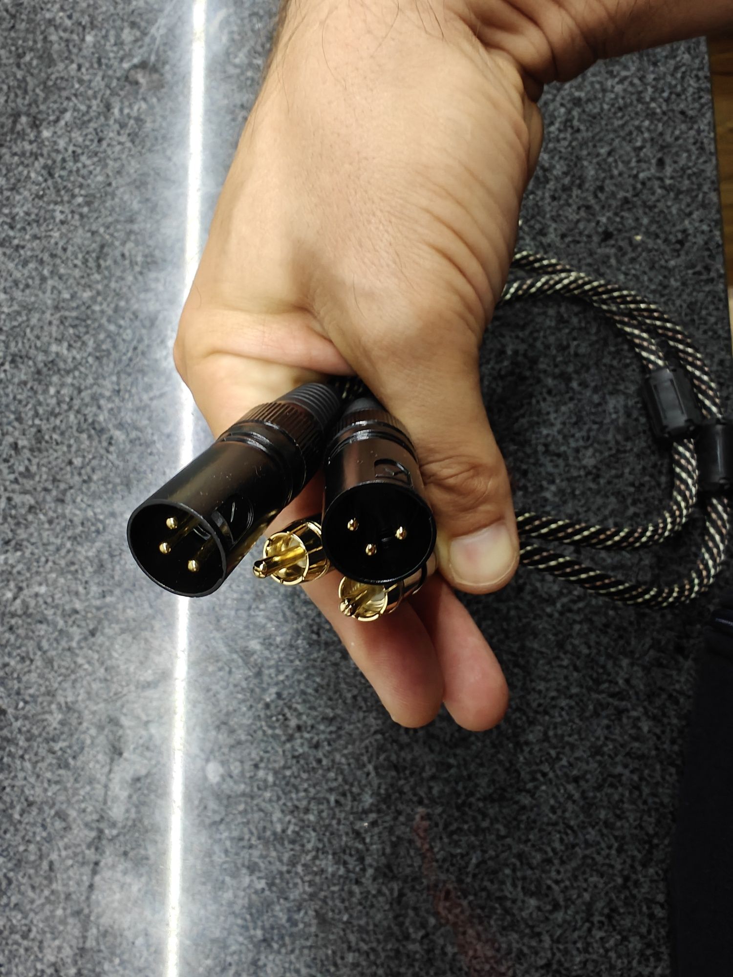 2 XLR към RCA кабели50 см