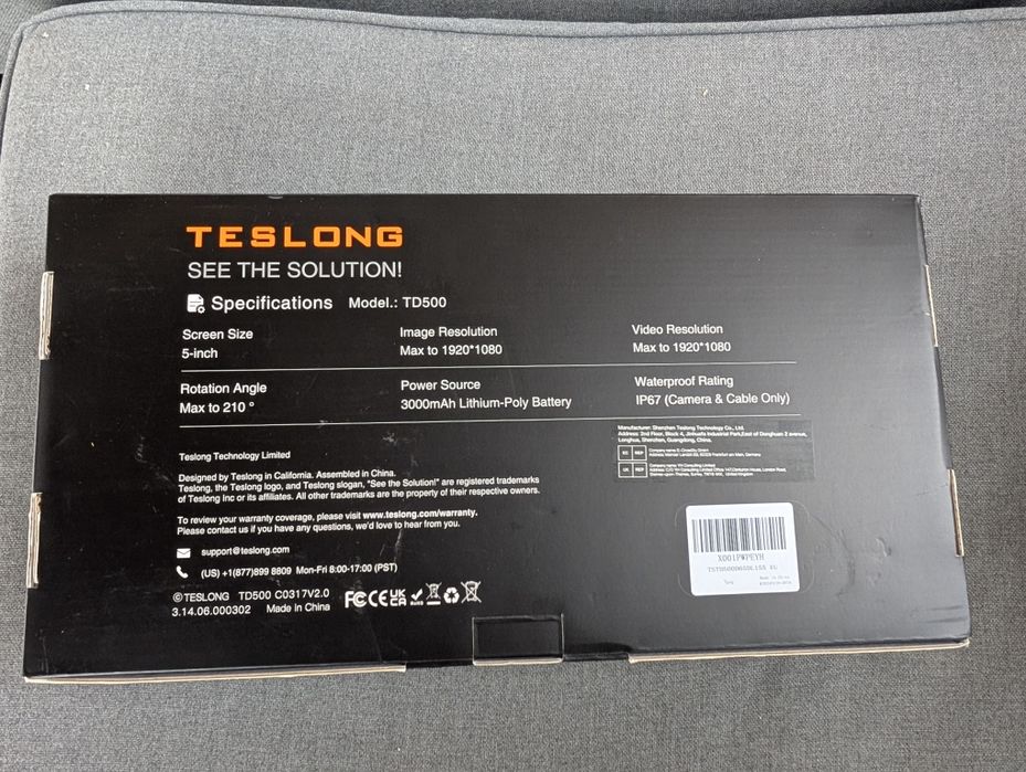 NOU - Endoscop Camera Inspectie Auto - Teslong TD500