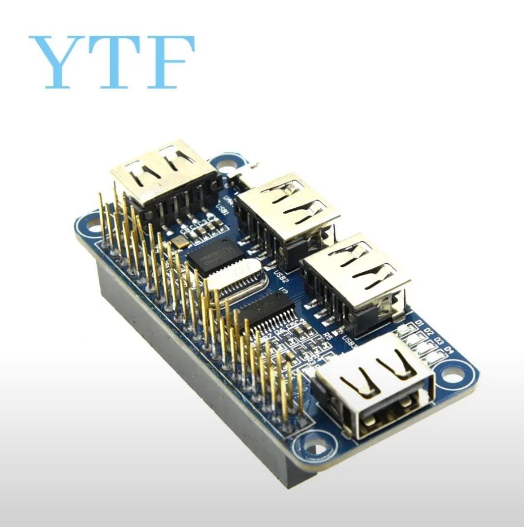 Плата расширения/USB-хаб для Raspberry Pi Zero и Zero 2