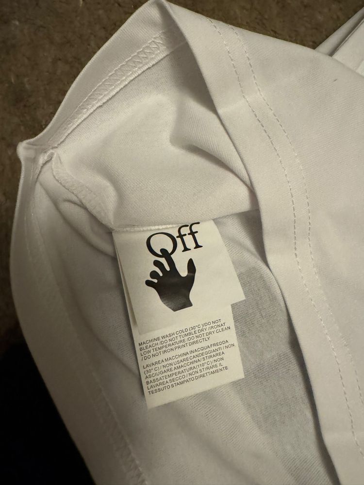 Tricou Off-White Alb